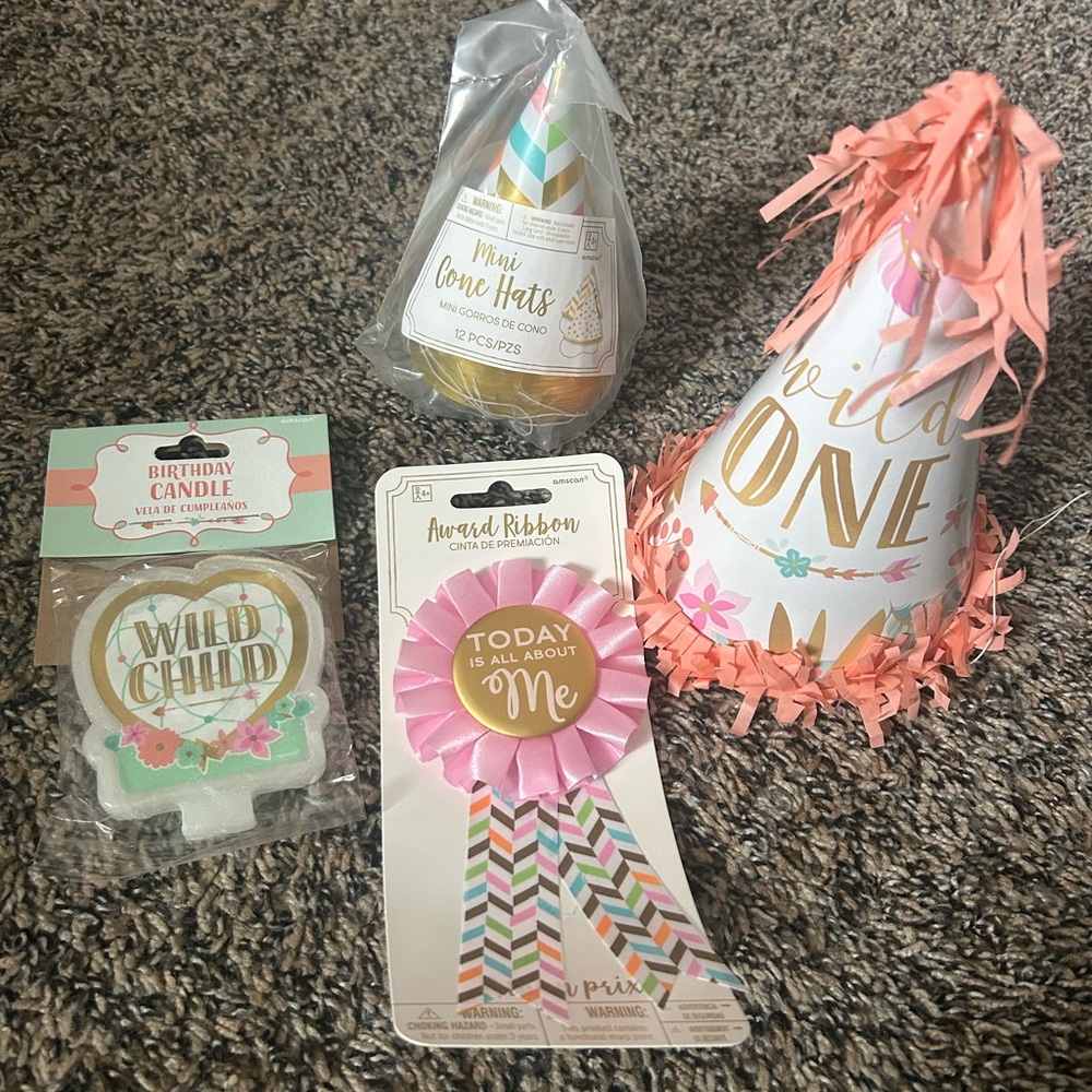 Wild One Birthday Party Supplies Set